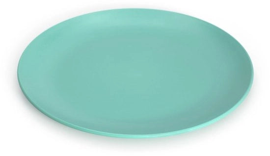 Piatti riciclabili Ø 17,8 cm, piatti in plastica biodegradabile, 8 pezzi, rotondi, piatti in plastica a base di petrolio, RPET - fatti con materiale riciclato in plastica