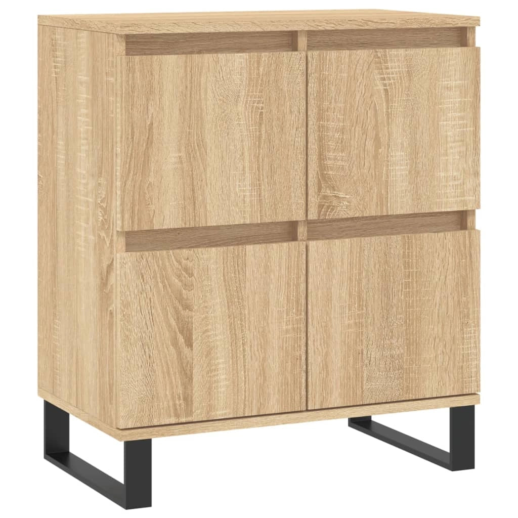 Buffet credenza cassettiera armadio mobile contenitore organizer cucina soggiorno rovere Sonoma 60 x 35 x 70 cm legno ingegnerizzato marrone 02_0031603
