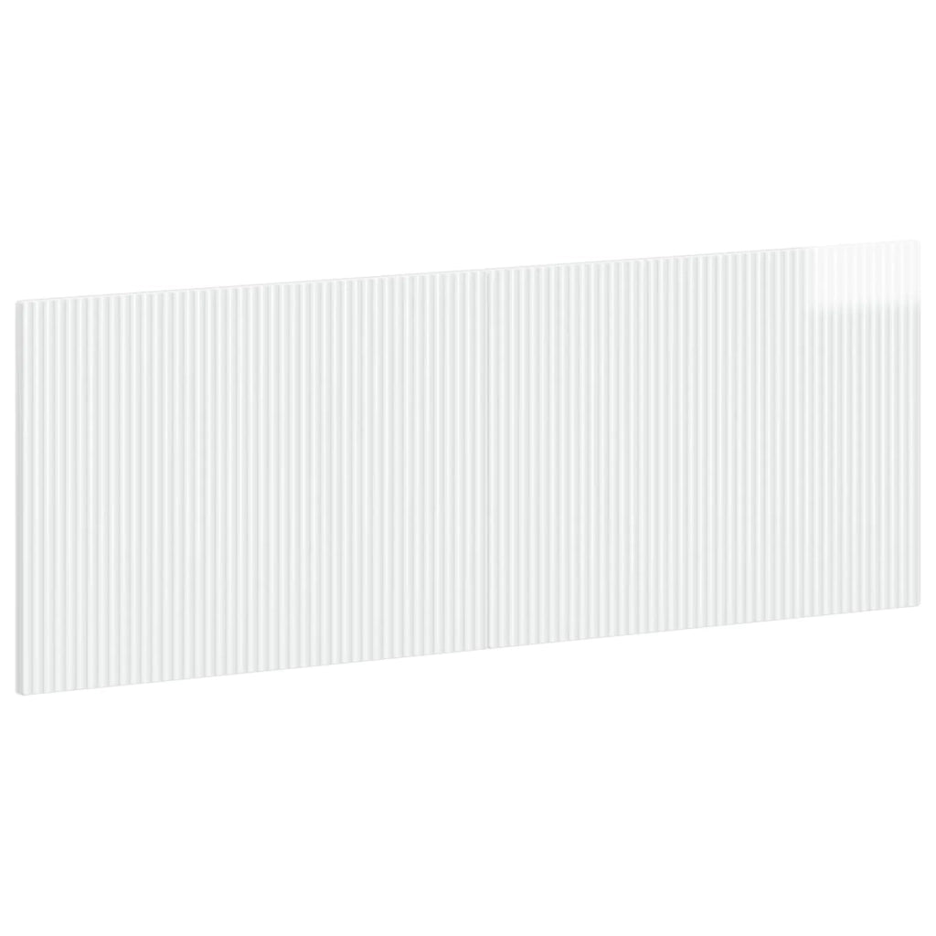 Testiera da Muro ARNHEM Bianco Lucido Legno ingegnerizzato 896739