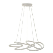Lampadelle Ario Led Glovy Bianco cm ø 55x120 (luce Con 3 Temperature Di Colore)