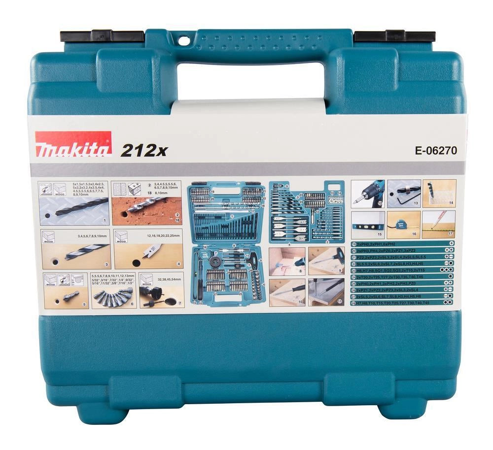 Makita E-06270 punta per trapano Set di punte per trapano