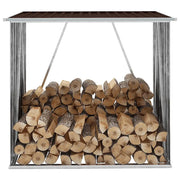 Capannone da Giardino in Acciaio Zincato 163x83x154 cm Marrone cod mxl 77718