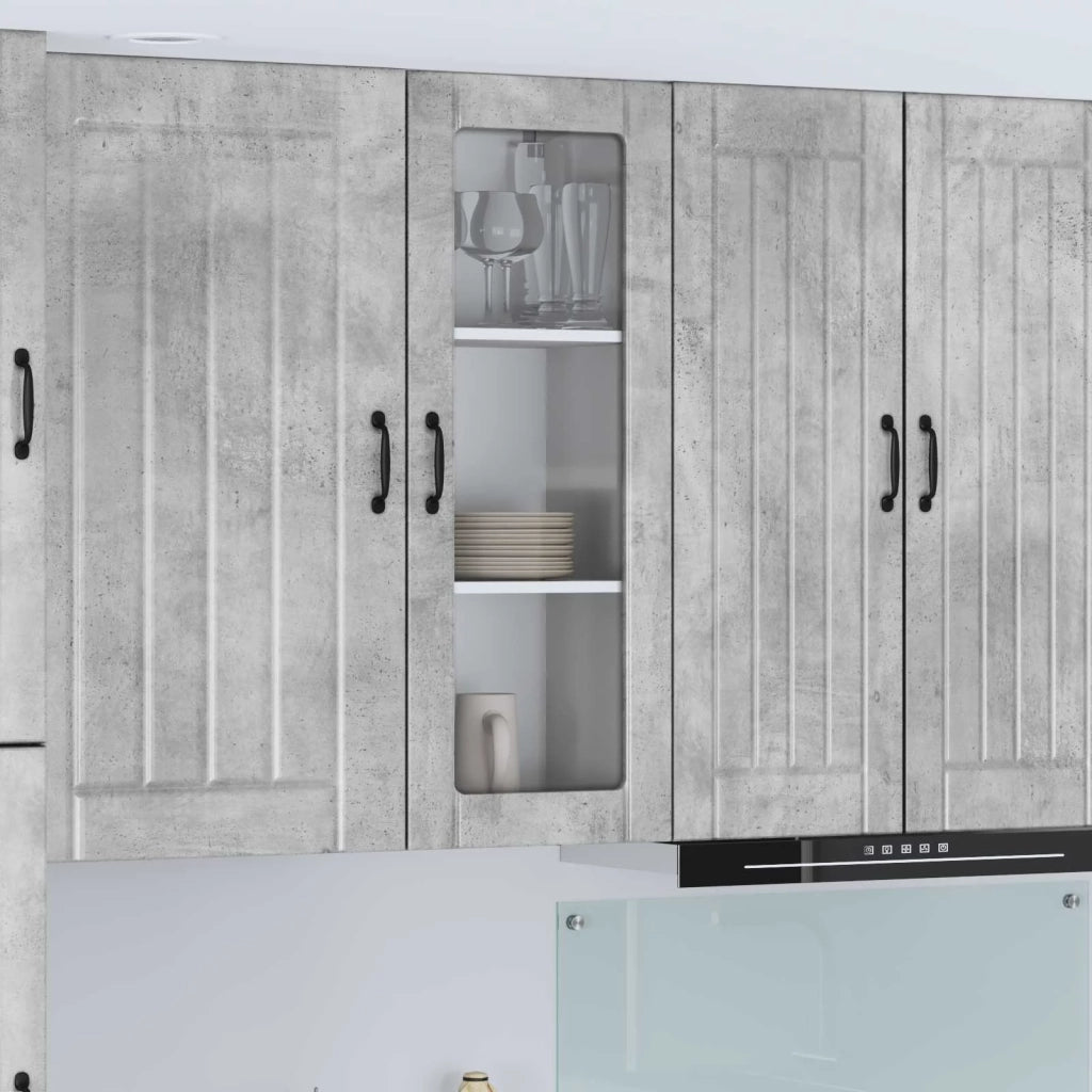 Pannello lavastoviglie Lucca Grigio Cemento 40 x 31 x 100 cm 885098