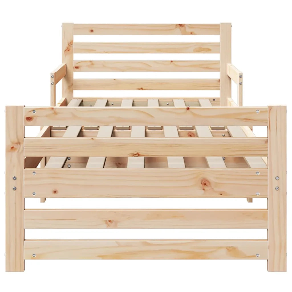 Struttura del letto Marrone 80 x 200 cm Legno multistrato