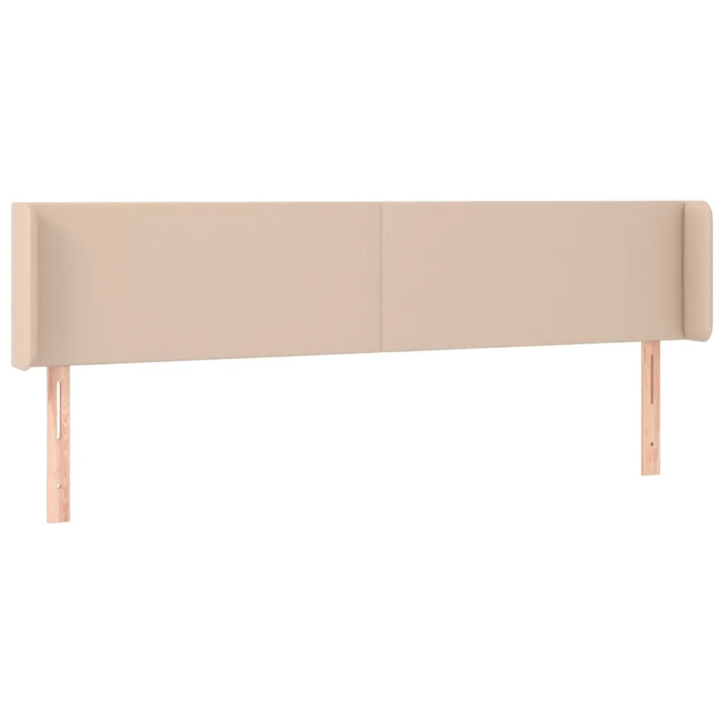 Testiera ad Orecchio Cappuccino 183x16x78/88 cm in Similpelle 3118595