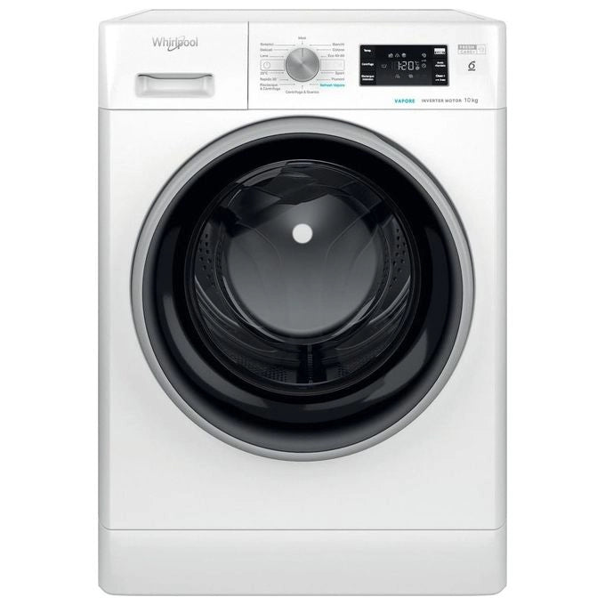 Whirlpool FFB 1048 BSV IT 6° Senso Lavatrice Carica Frontale 10 Kg 1400 rpm Classe A Motore Inverter 76 dB (85x59,5x60,5 cm) colore Bianco