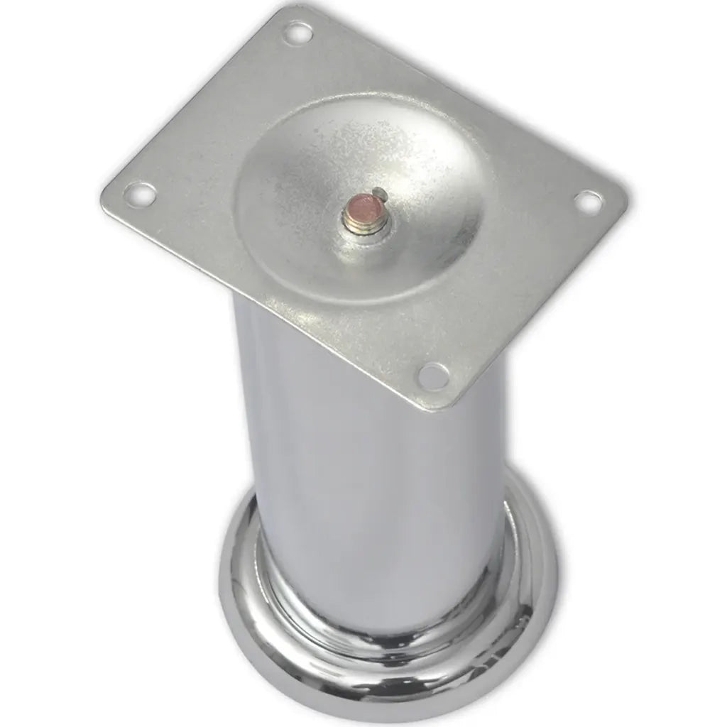 Set 4 gambe rotonde per sofa cromate 180 mm CFW4730120