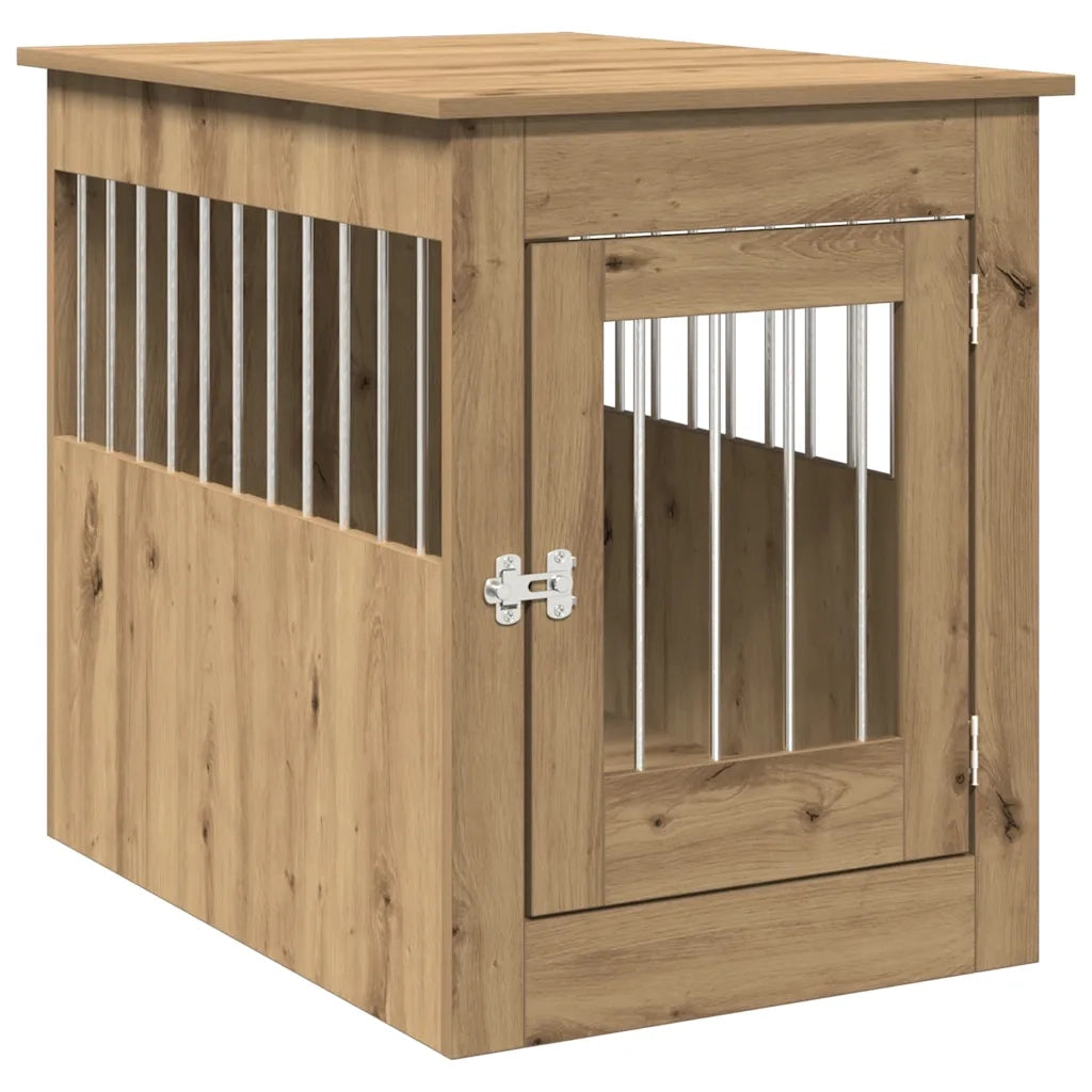 Gabbia Cani Arredamento Rovere Artigianale Legno Multistrato 857643