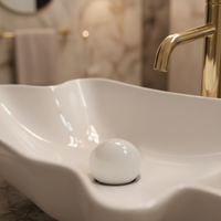 Lavabo Da Appoggio Rea Infinity + Tappo Click-clack