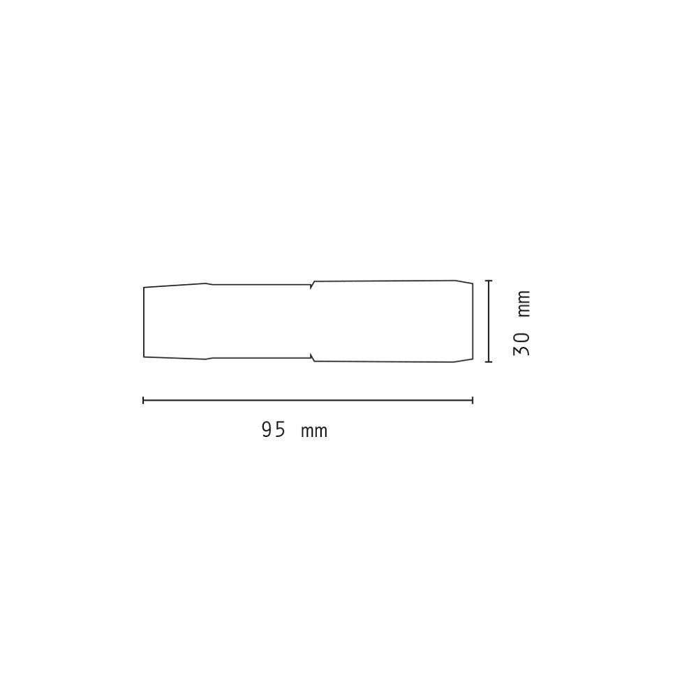 Trade Shop - Torcia Elettrica Luce Led Smd In Alluminio Tascabile Portatile Resistente Dt2036 -
