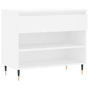 Scarpiera | Mobile per scarpe Bianca 70x36x60 cm in Legno Multistrato