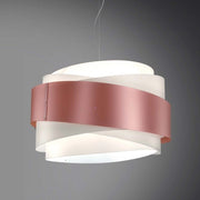 Lampadario a sospensione BEA una luce Rosa diametro 60x h38 cm