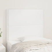 Testiera Bianca 100x5x118/128 cm in Similpelle 3116277