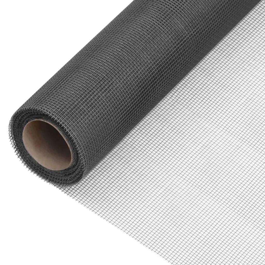Zanzariera in Fibra di Vetro 80x1000 cm Nera CFW9935283