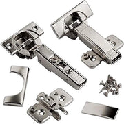 Viti di Chiusura Soft Close 110 Gradi Self Closing Senza Cornice - Completa sovrapposizione Premium - 8 Pacchi