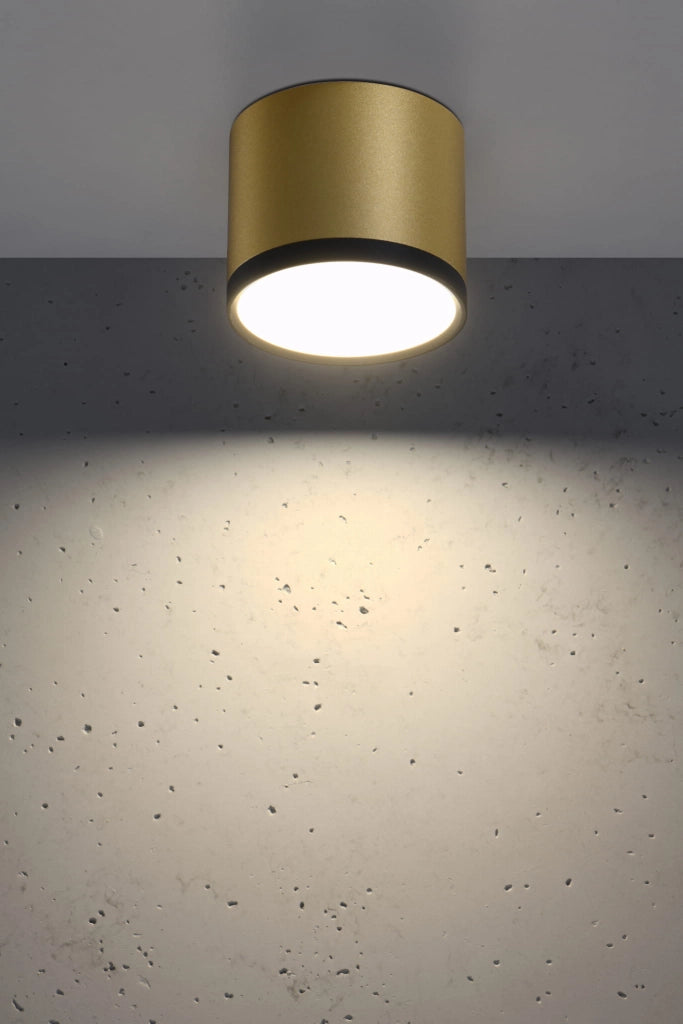Plafoniera Candellux TUBA LED 9W oro/nero 4000K 650lm