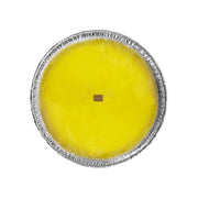 MAURY'S CANDELA ALLA CITRONELLA BASE IN ALLUMINIO STOPPINO IN FIBRA DI LEGNO PRESSATO 16,5 CM