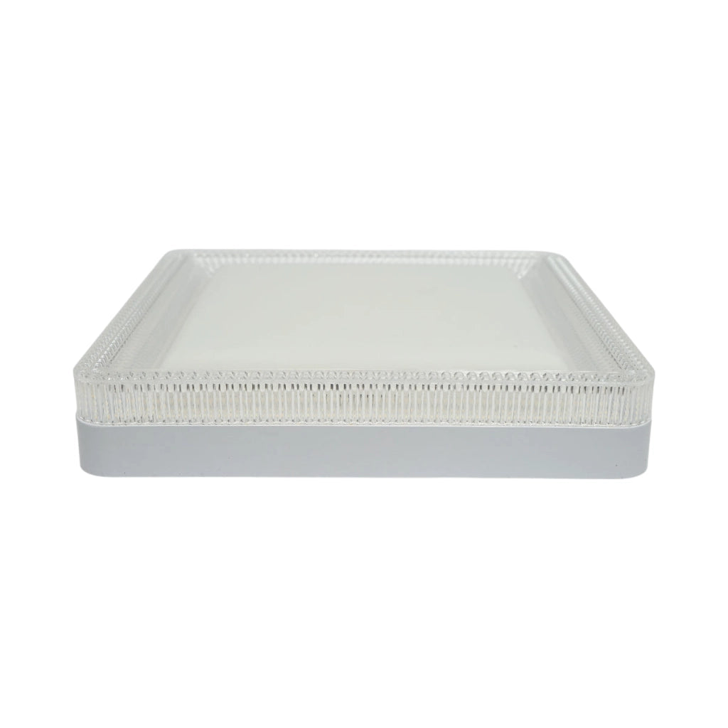 Plafoniera LED 36W, 220V, luce regolabile 3CCT 3000K/4000K/6500K, corpo quadrato 230x230x40mm, IP20