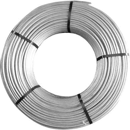 FUNE ZINCATA COMMERCIALE Ø 8 mm - rotolo 100 mt