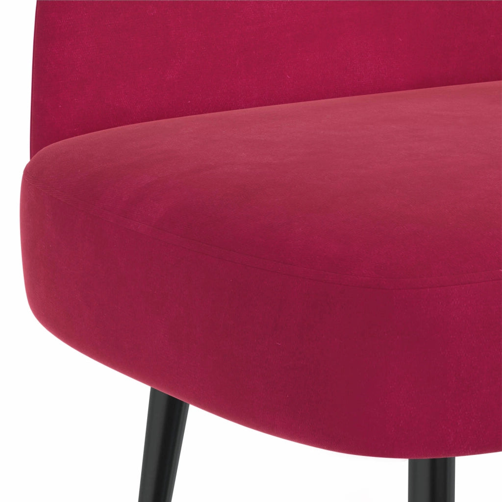 Panchina imbottita con schienale Rosso vino 110 x 60 x 76 cm