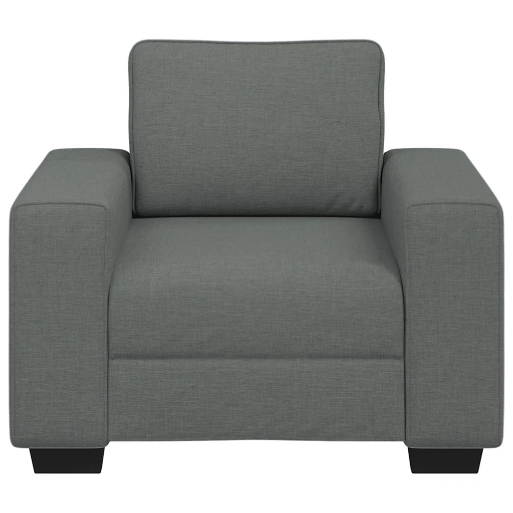 Poltrona Grigio Scuro 100x77x82 cm in Tessuto 4105147