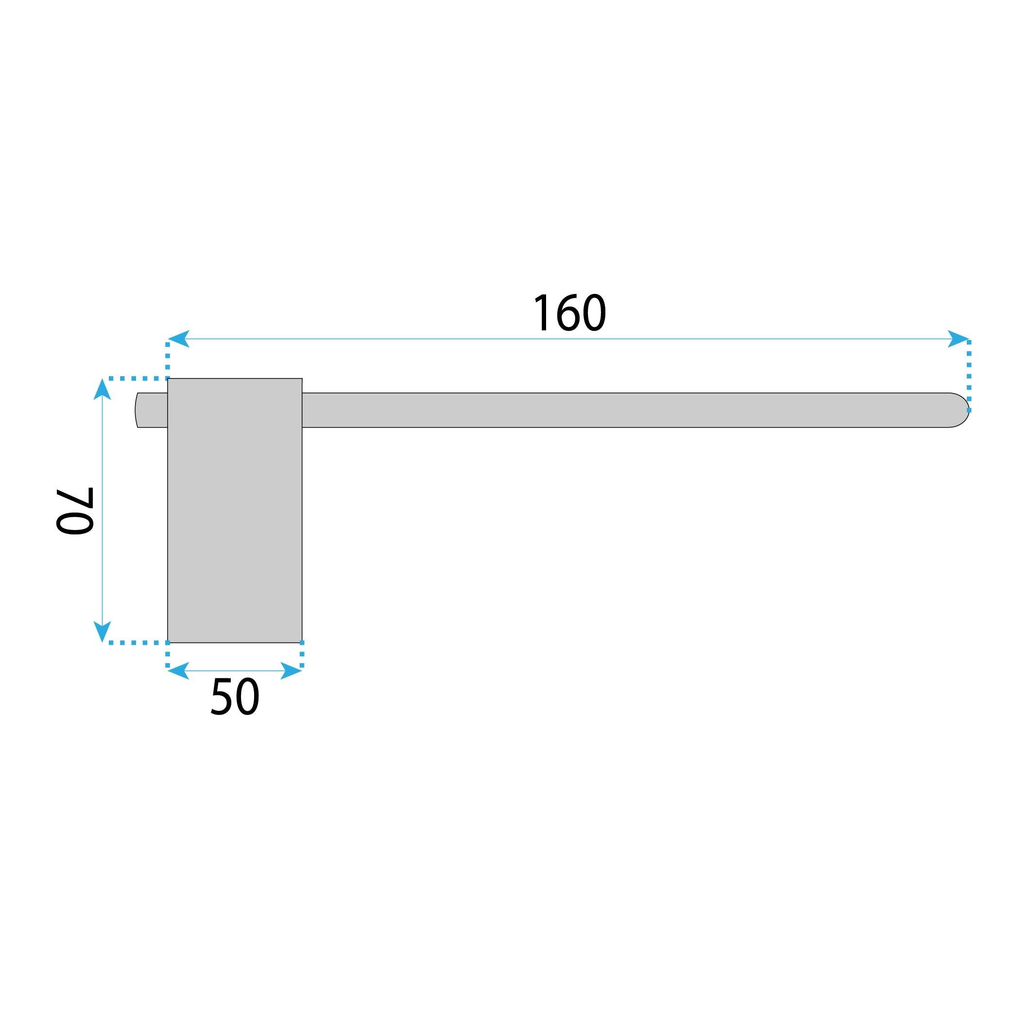Porta Carta Igienica Tomi 5809 Brush Copper