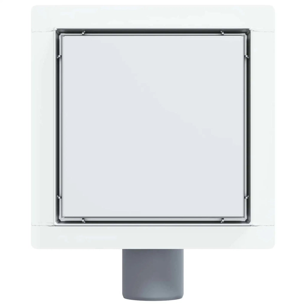Drenaggio doccia 2 in 1 Argento 15 x 15 cm Acciaio Inox 304 42015932