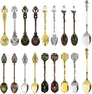 Cucchiaino per caffè - Cucchiaio da dessert elegante - 1 pezzo - Acciaio inox - 11,8 cm