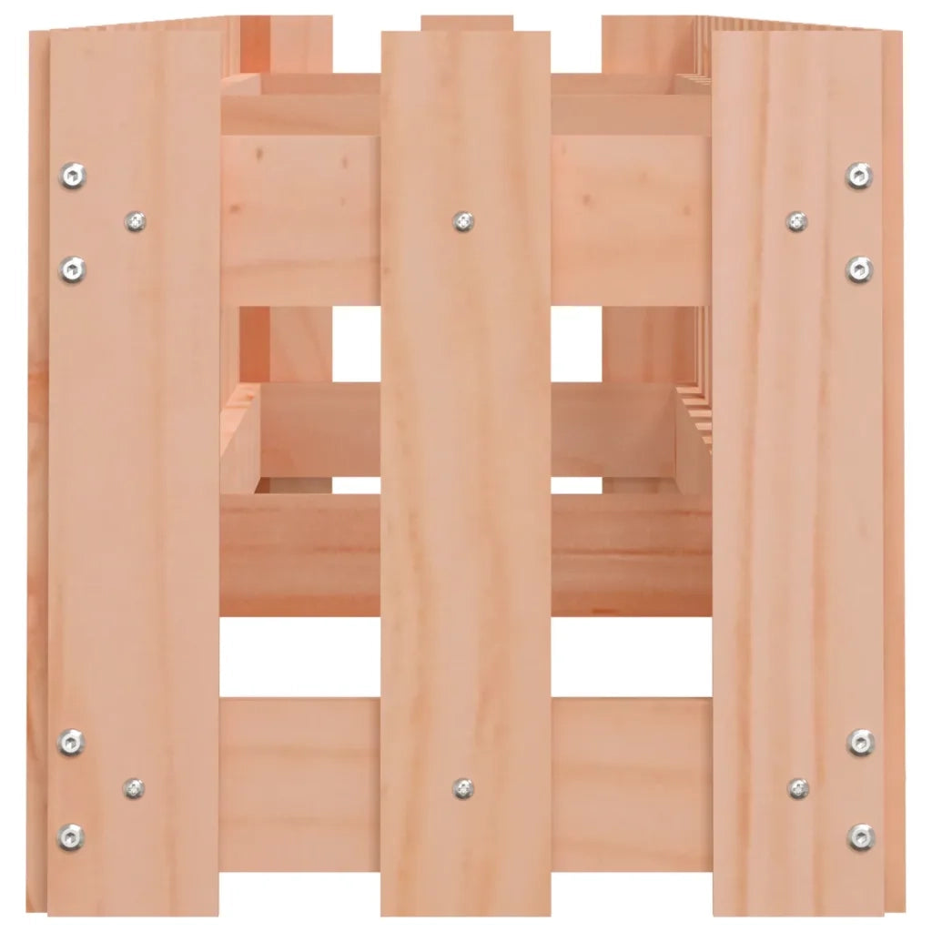 Fioriera da Giardino-Vaso da Esterno-Contenitore per Piante Recinzione 200x30x30cm in Massello Douglas