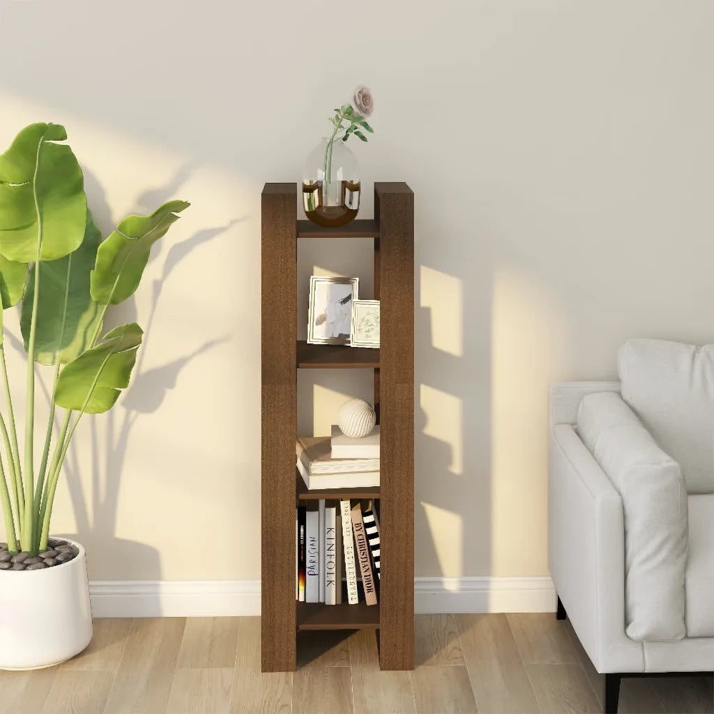 Libreria/Divisorio ambra 41x35x125 cm in Legno Massello 813867