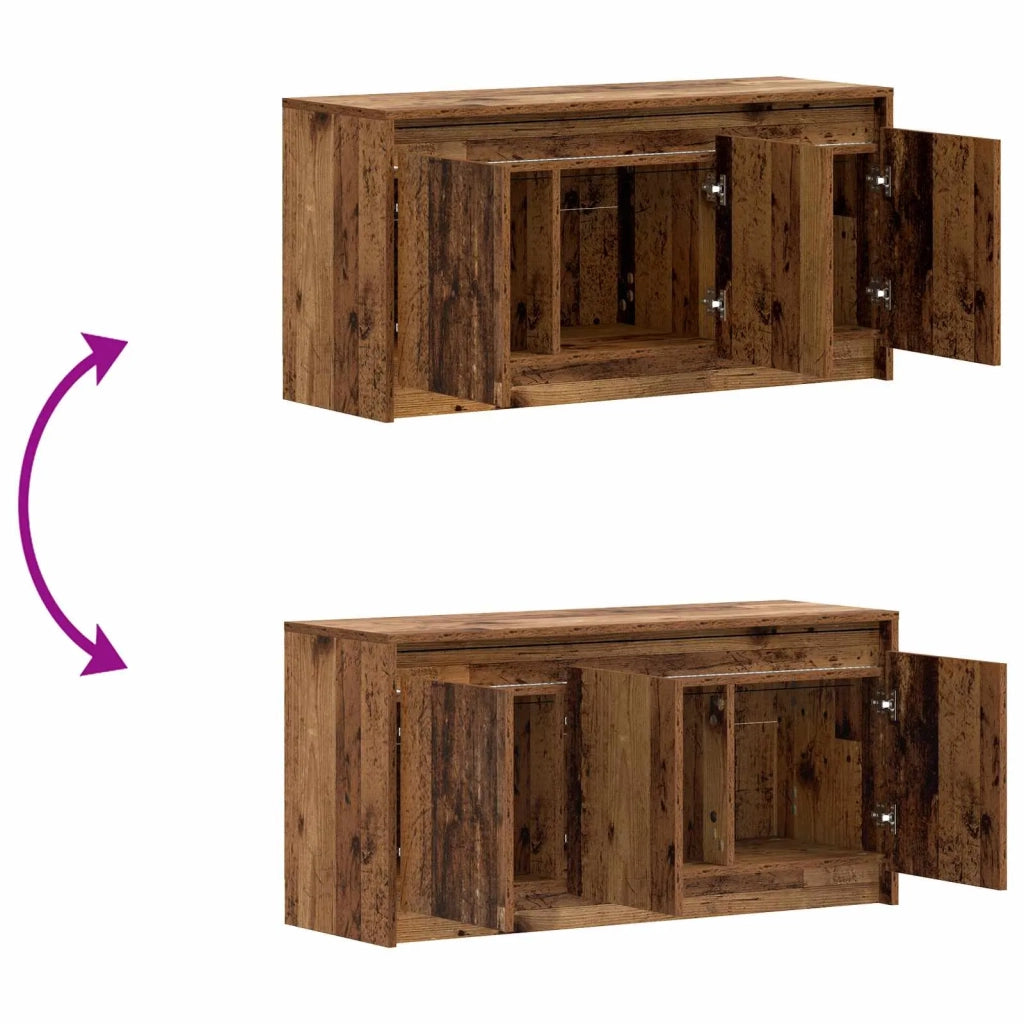 Mobile TV 100 x 34 x 50 cm Legno antico Legno ingegnerizzato 8010957