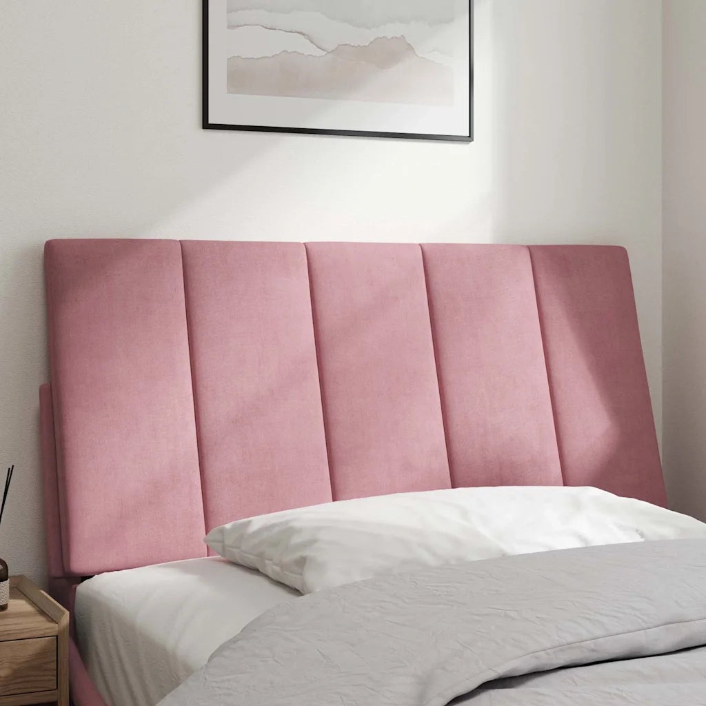 Cuscino Testiera Hanko Rosa 100 cm in Velluto CFW6686693