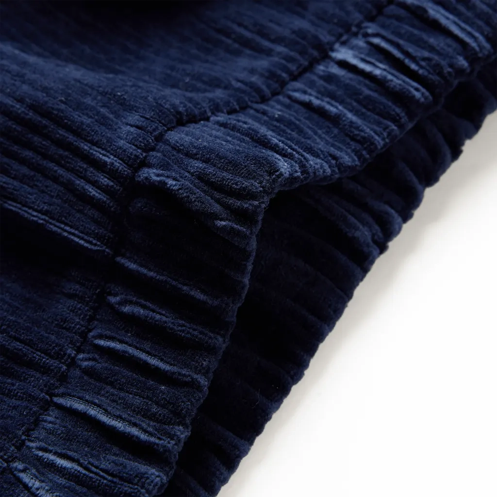 Pantaloni da Bambino in Velluto a Coste Blu Marino 128 CFW7030557