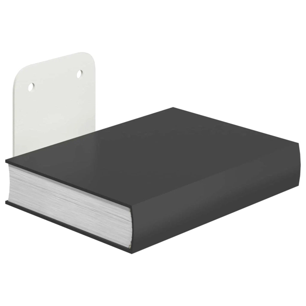 Mensola sospesa con lo scaffale 4 pcs Bianco 6 x 10,8 x 6,6 cm