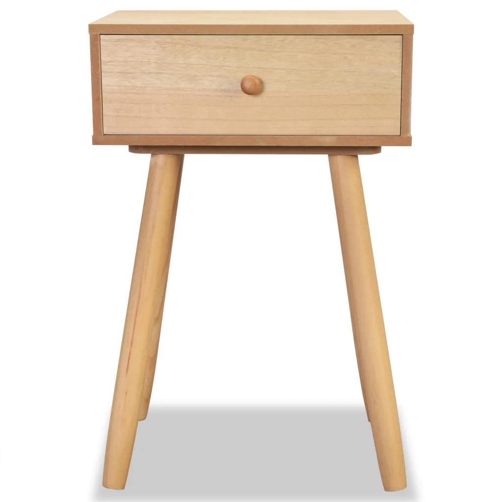 Comodini Set 2 pz in Massello di Pino 40x30x61 cm Marroni cod mxl 31036