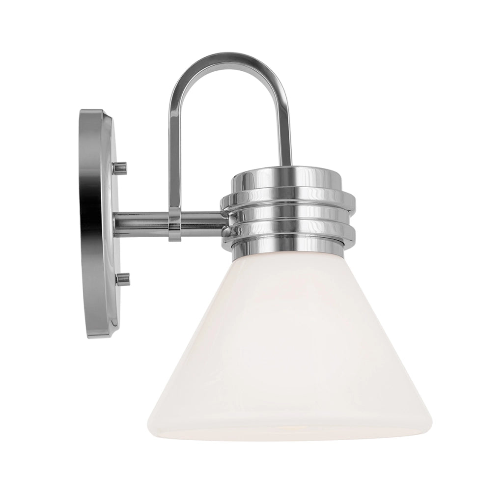 Applique bagno Farum cromo, vetro opale, 1xG9 3W Kichler