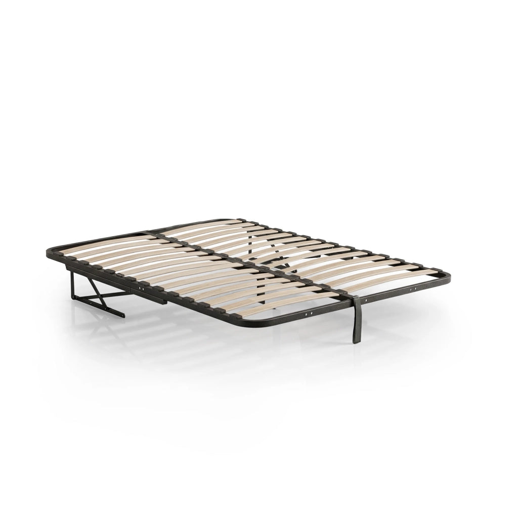 Rete Letto in Metallo con Pistoni a Gas 28 Doghe Divisibile 120x200 cm