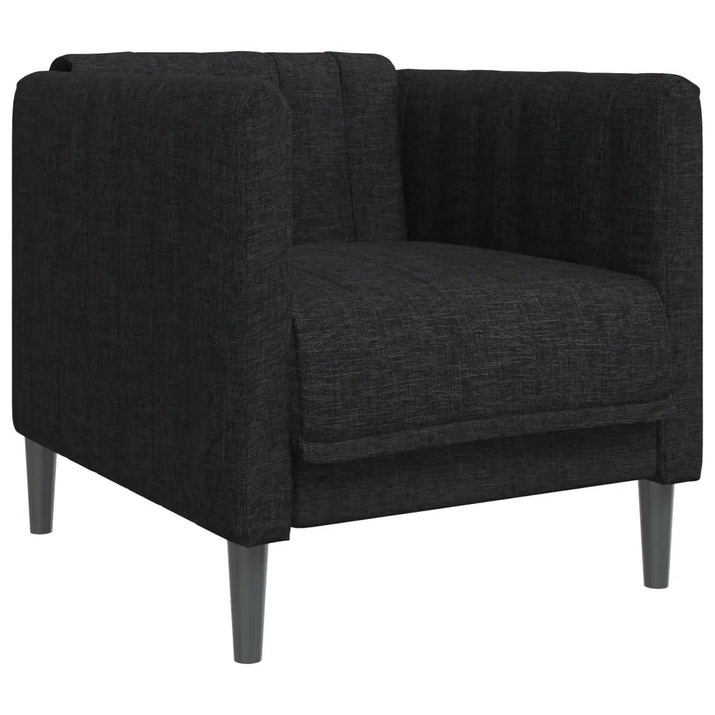 Set d Divani 3 pz Nero in Tessuto 3209231