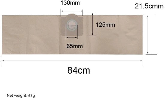Accessori per aspirapolvere compatibili con aspirapolvere K-ARCHER A2201 WD3, set da 5, filtro sacchetto 6.959-130.0