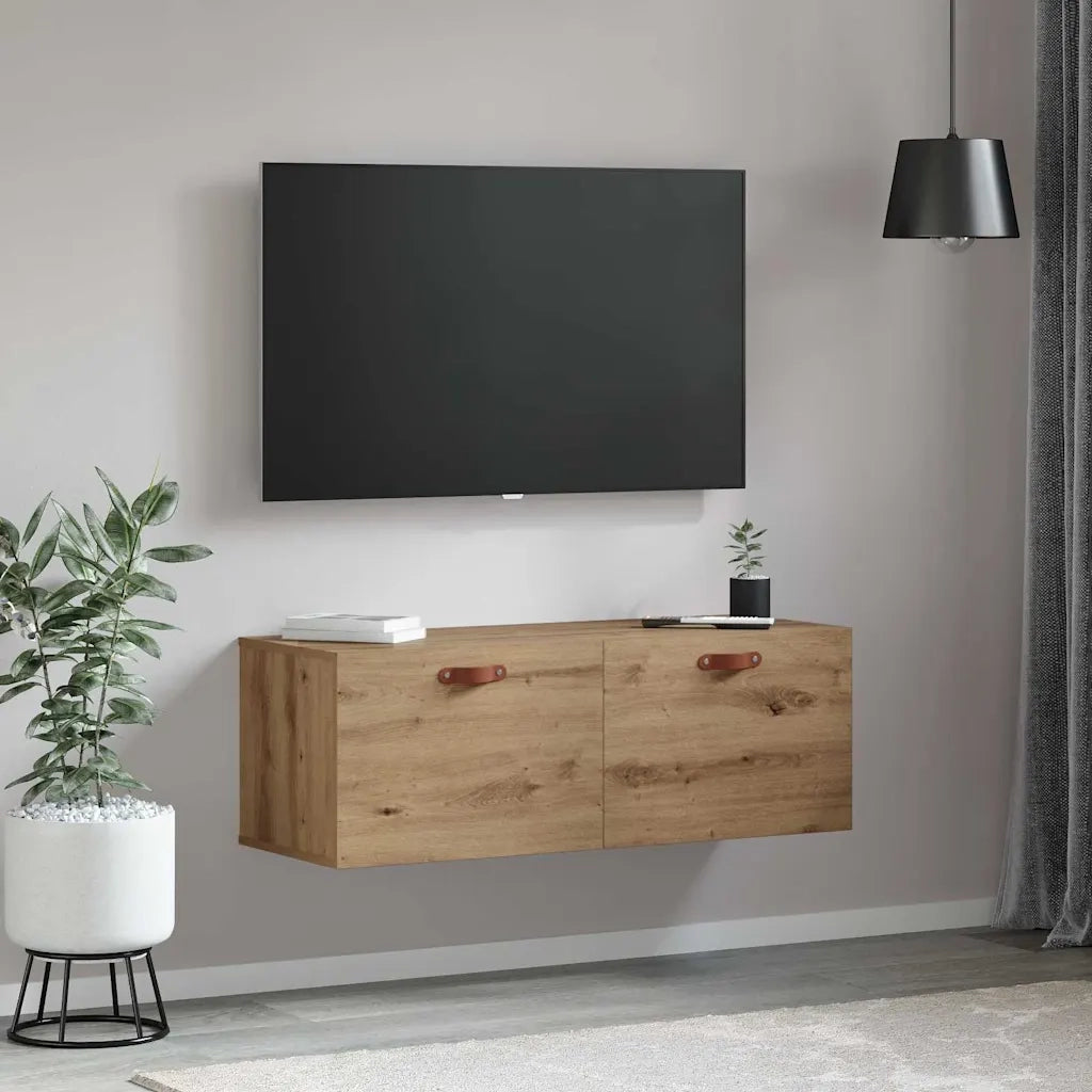 Mobiletto a muro Rovere artigianale 100 x 36,5 x 35 cm 879562