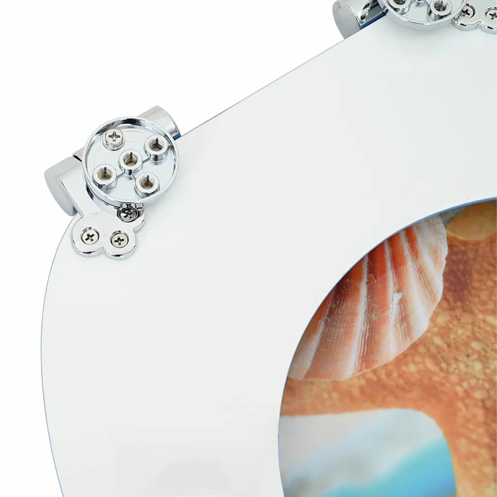 Sedile per toilette con chiusura morbida Conchiglia di mare CFW9859512