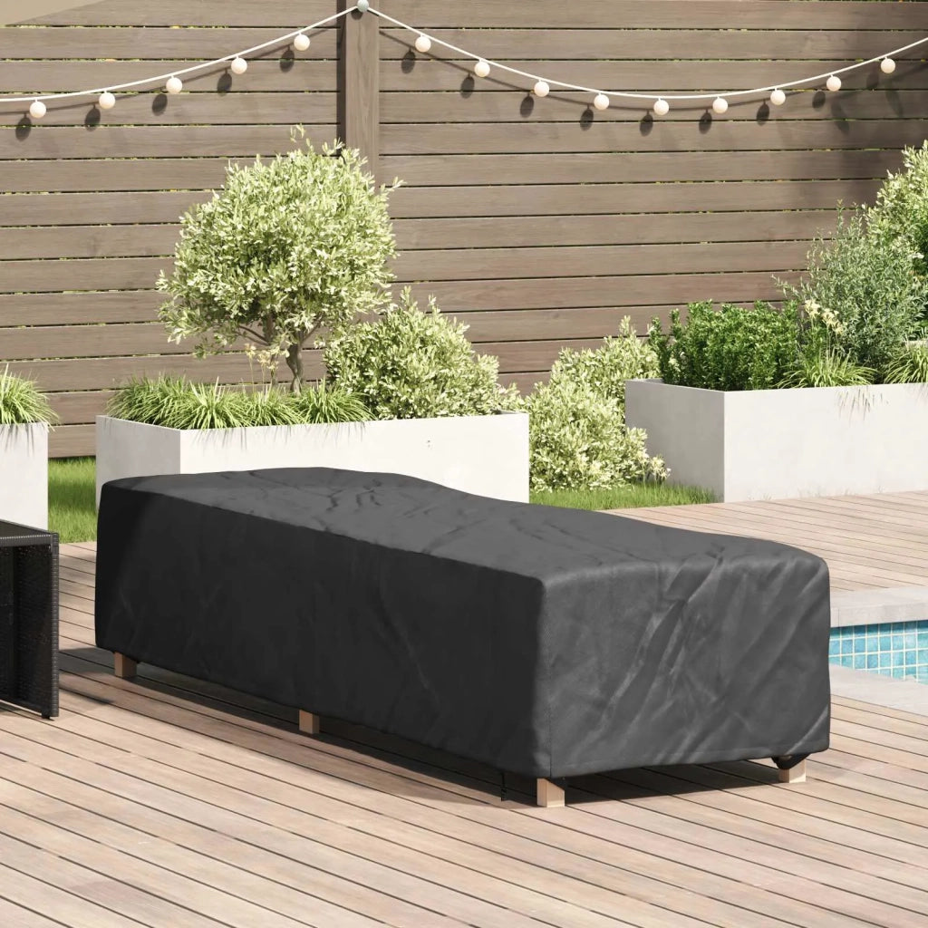Copertura per Lettini Tinta unita Nero 74 x 210 x 40 cm Tessuto 4105903