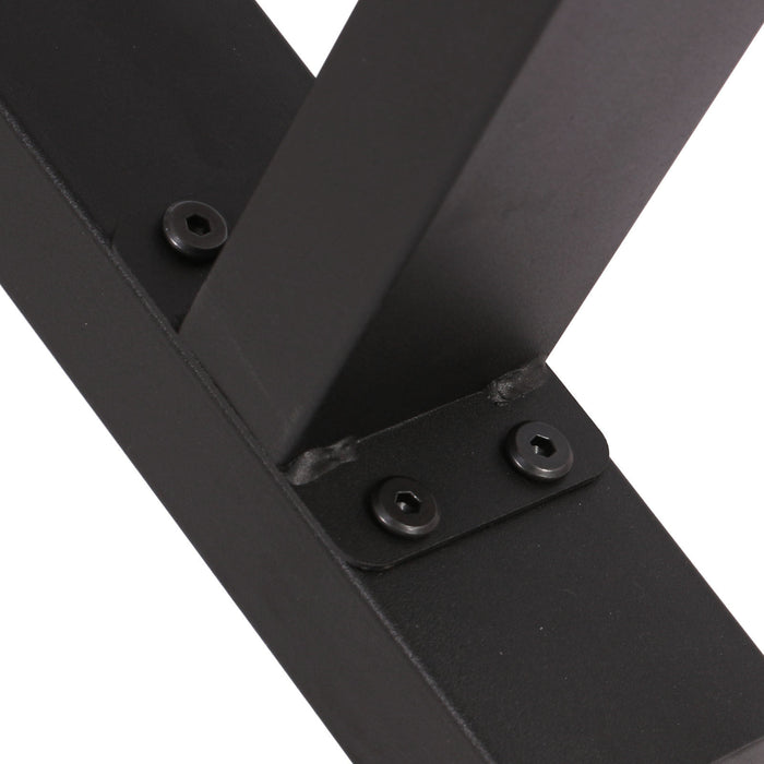 Base per tavolo 70x72 cm verniciatura a polvere nero Telaio per tavoli gambe tavolo