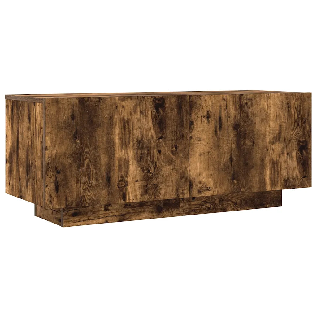 Mobile TV Rovere Fumo 100x35x40 cm in Legno Multistrato 815717