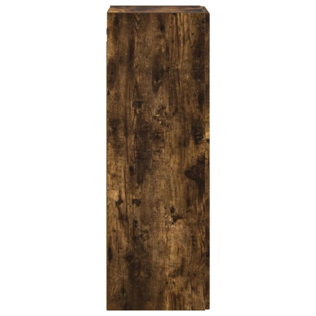 Mobiletto da Bagno a Muro Rovere Fumo 33 x 34,5 x 60 cm 890667