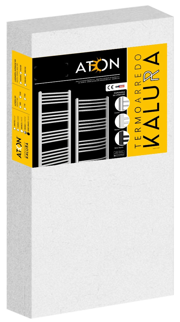 Termoarredo Kalura dritto bianco 150x45 cm
