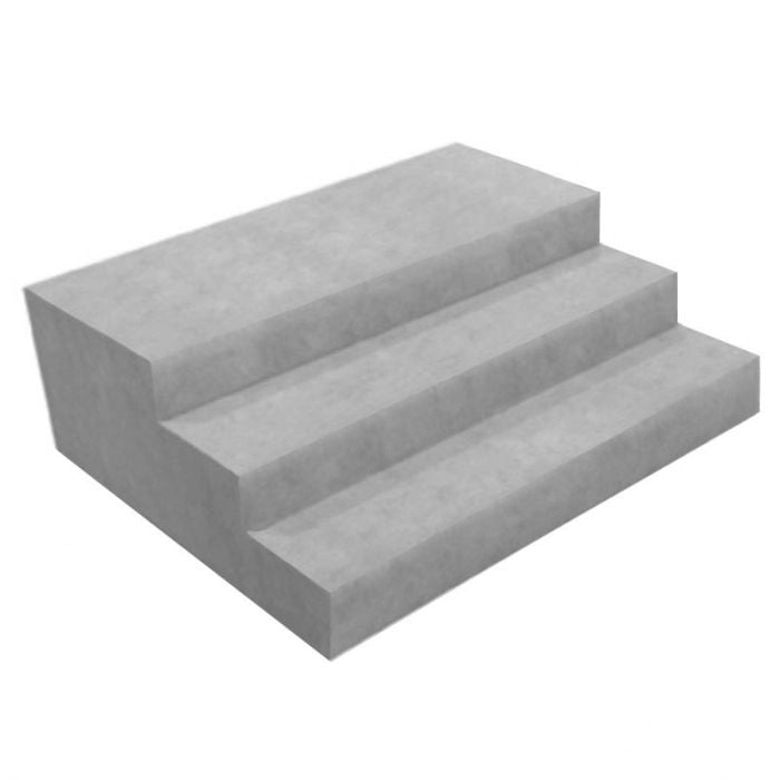 Scala Interna Verona 1,50 X 1,00 H 0,90 M A 3 Gradini, Per Posa Sotto Liner
