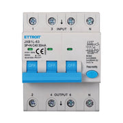 RCBO Interruttore Magnetotermico Differenziale Tipo A Curva C 3P+N 4M 6000A 30mA C40A AC 400V IP20 IEC61009-1