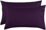2-pack di coprifuoco per cuscini - Dimensioni 51*92cm - Coprifuoco per cuscini in 100% poliestere con chiusura a sacchetto - Incredibilmente liscio, colore resistente, resistente alle macchie coprifuoco per cuscini - Blu scuro - 20*36in(51*92cm)