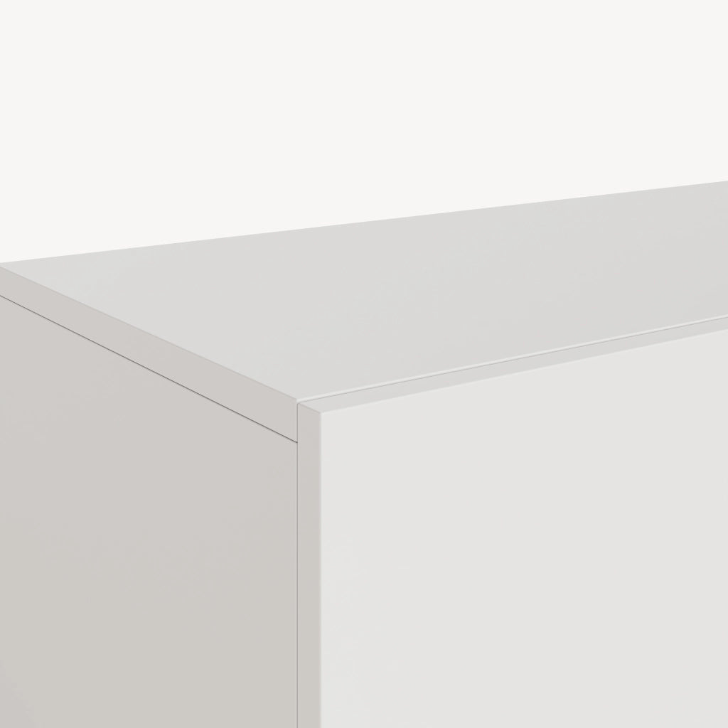 Mobile Pensile Evaton Porta TV da Parete 180 x 32 x 30 cm - Bianco Opaco [en.casa]